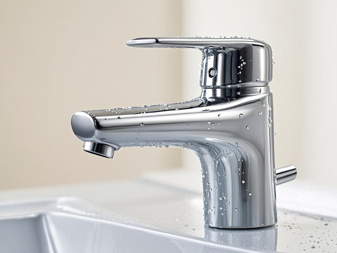 Modern chrome faucet